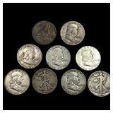[9] 1935-1962 United States Silver Half Dollar Lot