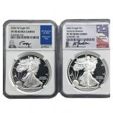 [2] 2022-2024 Silver Eagle NGC PF70 Ultra Cameo