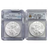 [2] 2015-P Silver Eagle ICG/PCGS MS70
