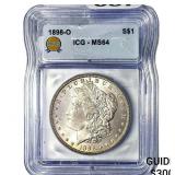 1898-O Morgan Silver Dollar ICG MS64