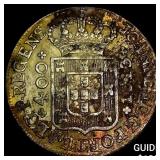 1813 Brazil Silver 400 Reis CHOICE AU