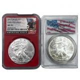 [2] 2001-2017 Silver Eagle NGC/PCGS MS70/UNC