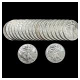 [20] 2012 Silver Eagle GEM BU Roll
