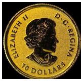 2020 Canada 1/4oz Gold $10 Proof