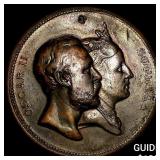 1897 Sweden Oscar II Wedding Anniversary Bronze Me
