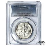 1945 Walking Liberty Half Dollar PCGS MS65