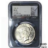 1926 Silver Peace Dollar NGC MS64 Vaultbox