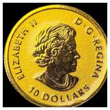 2020 Canada 1/4oz Gold $10 Proof