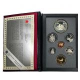 [7] 1989 Royal Canadian Mint Proof Set 1C-$1 W/Box