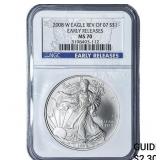 2008-W Silver Eagle NGC MS70