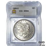 1888-O Morgan Silver Dollar ICG MS64