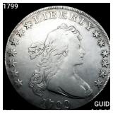 1799 Draped Bust Dollar NICELY CIRCULATED