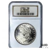 1886 Morgan Silver Dollar NGC MS66