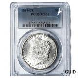 1884-CC Morgan Silver Dollar PCGS MS61