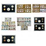 [110 Coins] 1959-1970 U.S. Mint Proof Set Lot