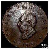 1915 Mexico, State of Oaxaca Copper 20 Centavos CH