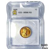 1928 Wheat Cent ICG MS66 RD