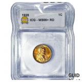 1928 Wheat Cent ICG MS66+ RD