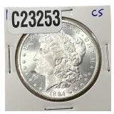 1884-CC Morgan Silver Dollar