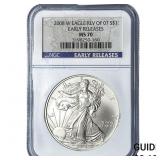 2008-W Silver Eagle NGC MS70