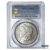 1878 8TF Morgan Silver Dollar PCGS MS62
