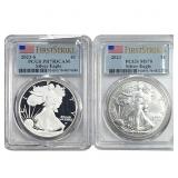 [2] 2023 Silver Eagle PCGS MS70/PR70 DCAM