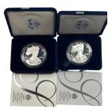 [2] 2004-2005 U.S. Mint UNC 1oz Silver Eagle Proof