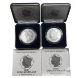 [2] 2024 U.S. Mint UNC Morgan Silver Dollar W/Box