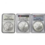 [3] 2006-2024 Silver Eagle PCGS/NGC MS69