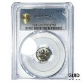 1862 Silver Three Cent PCGS MS65