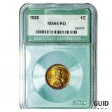 1926 Wheat Cent NTC MS65 RD