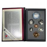 [7] 1994 Royal Canadian Mint Proof Set 1C-$1 W/Box