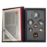 [7] 1993 Royal Canadian Mint Proof Set 1C-$1 W/Box