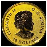 2020 Canada 1/4oz Gold $10 Proof