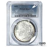 1891 Morgan Silver Dollar PCGS MS63