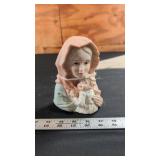 LEFT IN MADONNA AND CHILD FIGURE