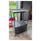 ROLLING TV CABINET 54' TALL X 34' X 20'