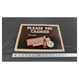 METAL DR PEPPER SIGN