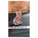GLASS CAT PAPERWEIGHT