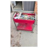 GARAGE CART WITH CONTENTS 35' TALL X 30' X 16'
