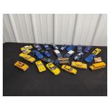 Blue & Yellow Toy Cars