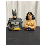 Batman & Wonder Woman Banks