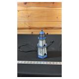 STAINED GLASS LIGHTHOUSE