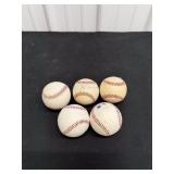 Faded Signed Baseballs