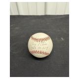 Gary Peters Signed Baseball