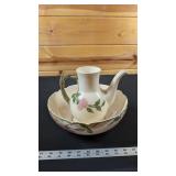 FRANCISCAN PITCHER AND BASIN