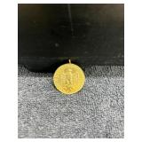German Nazi Eagle Gold Coin Pendant Badge 12 German Nazi Eagle Gold Coin Pendant Badge 12