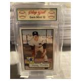 1952 Topps Style Mickey Mantle Card Graded 10
