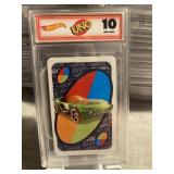 Hot Wheels Uno Card Graded 10-Green Car