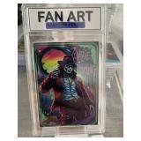 Michael Jackson Thriller Zombie King Slabbed Card